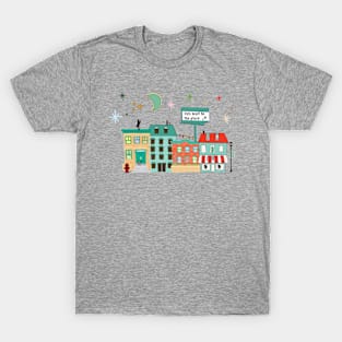 NYC cityscape Christmas T-Shirt